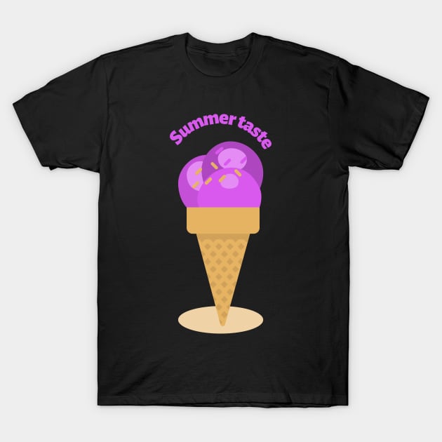 Summer Taste Ice Cream for Food Lovers T-Shirt by LetShirtSay